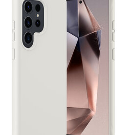 Nomfy Nomfy Samsung Galaxy S24 Ultra Hoesje Siliconen - Wit