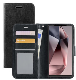 NoXx NoXx Samsung Galaxy S24 Ultra Hoesje Bookcase - Zwart