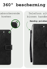 BASEY. Hoes Geschikt voor Samsung S24 Ultra Hoesje Bookcase Hoes Flip Case Book Cover - Hoesje Geschikt voor Samsung Galaxy S24 Ultra Hoes Book Case Hoesje - Zwart