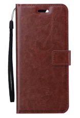 BASEY. Hoes Geschikt voor Samsung S24 Ultra Hoesje Bookcase Hoes Flip Case Book Cover - Hoesje Geschikt voor Samsung Galaxy S24 Ultra Hoes Book Case Hoesje - Bruin