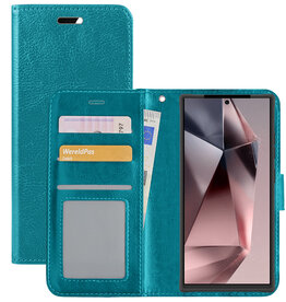 NoXx NoXx Samsung Galaxy S24 Ultra Hoesje Bookcase - Turquoise