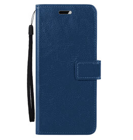 BASEY. BASEY. Samsung Galaxy S24 Plus Hoesje Bookcase - Donkerblauw