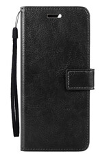 BASEY. Hoes Geschikt voor Samsung S24 Hoesje Bookcase Hoes Flip Case Book Cover - Hoesje Geschikt voor Samsung Galaxy S24 Hoes Book Case Hoesje - Zwart