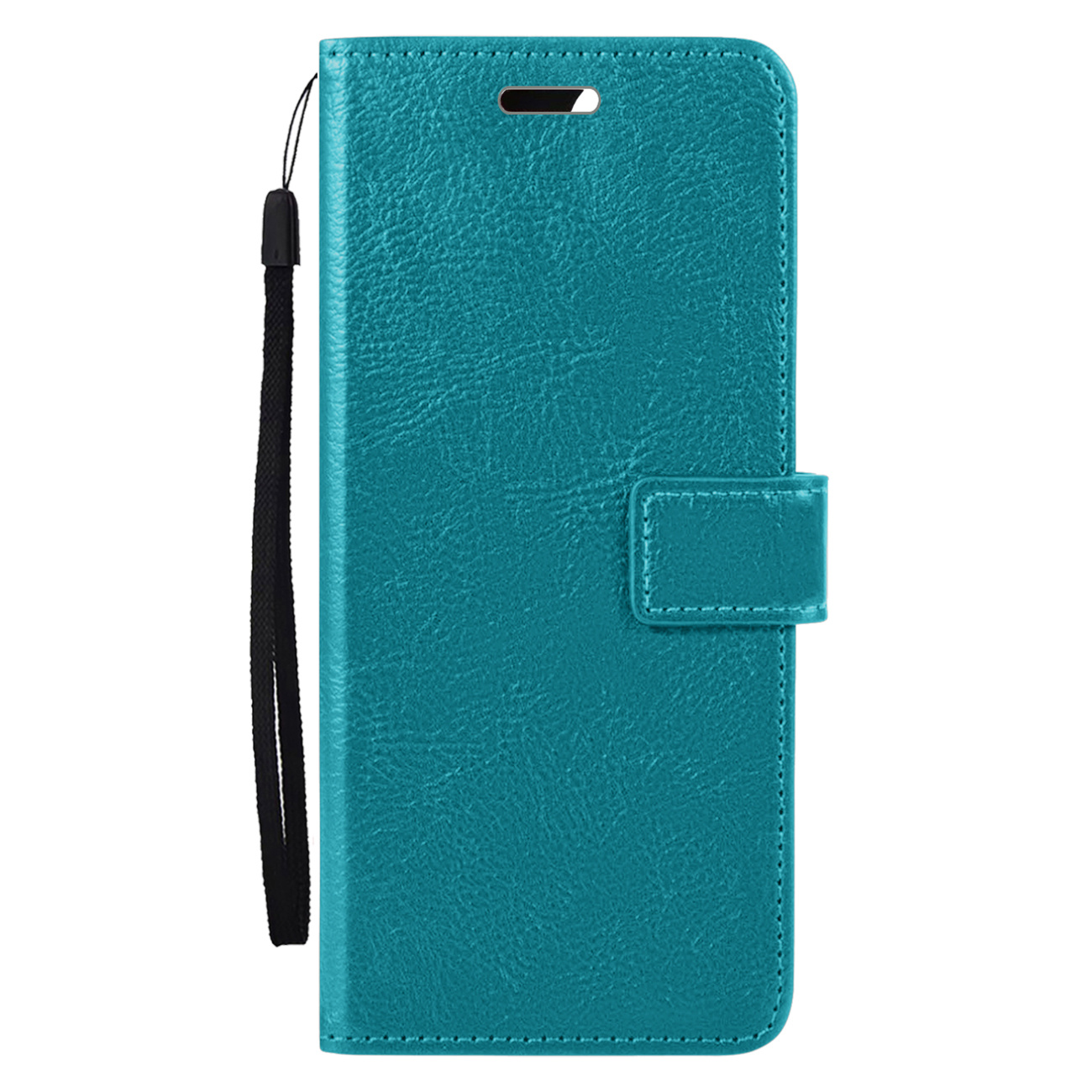 BASEY. Hoes Geschikt voor Samsung S24 Hoesje Bookcase Hoes Flip Case Book Cover - Hoesje Geschikt voor Samsung Galaxy S24 Hoes Book Case Hoesje - Turquoise
