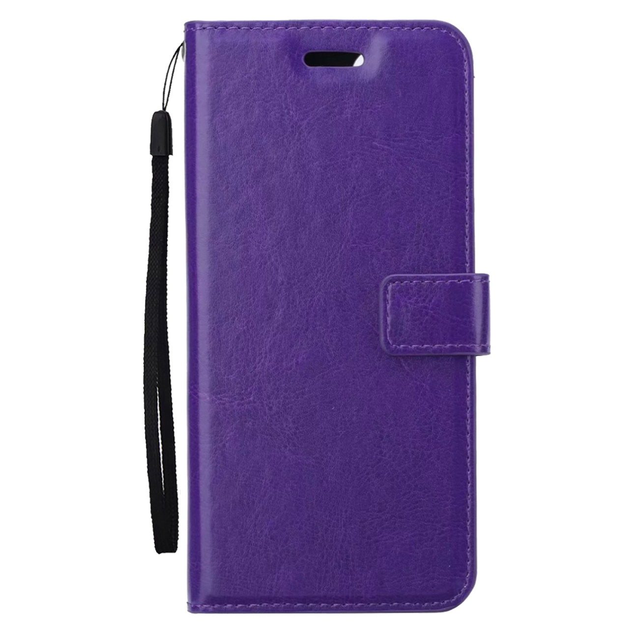 BASEY. Hoes Geschikt voor Samsung S24 Hoesje Bookcase Hoes Flip Case Book Cover - Hoesje Geschikt voor Samsung Galaxy S24 Hoes Book Case Hoesje - Paars
