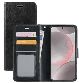NoXx NoXx Samsung Galaxy S24 Hoesje Bookcase - Zwart