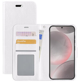NoXx NoXx Samsung Galaxy S24 Hoesje Bookcase - Wit