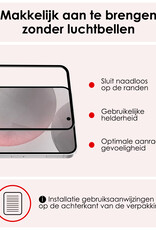 NoXx Screenprotector Geschikt voor Samsung S24 Plus Screenprotector Tempered Glass Gehard Glas Full Cover