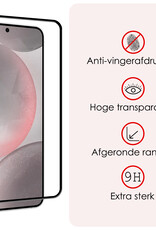 NoXx Screenprotector Geschikt voor Samsung S24 Plus Screenprotector Tempered Glass Gehard Glas Full Cover - 2x