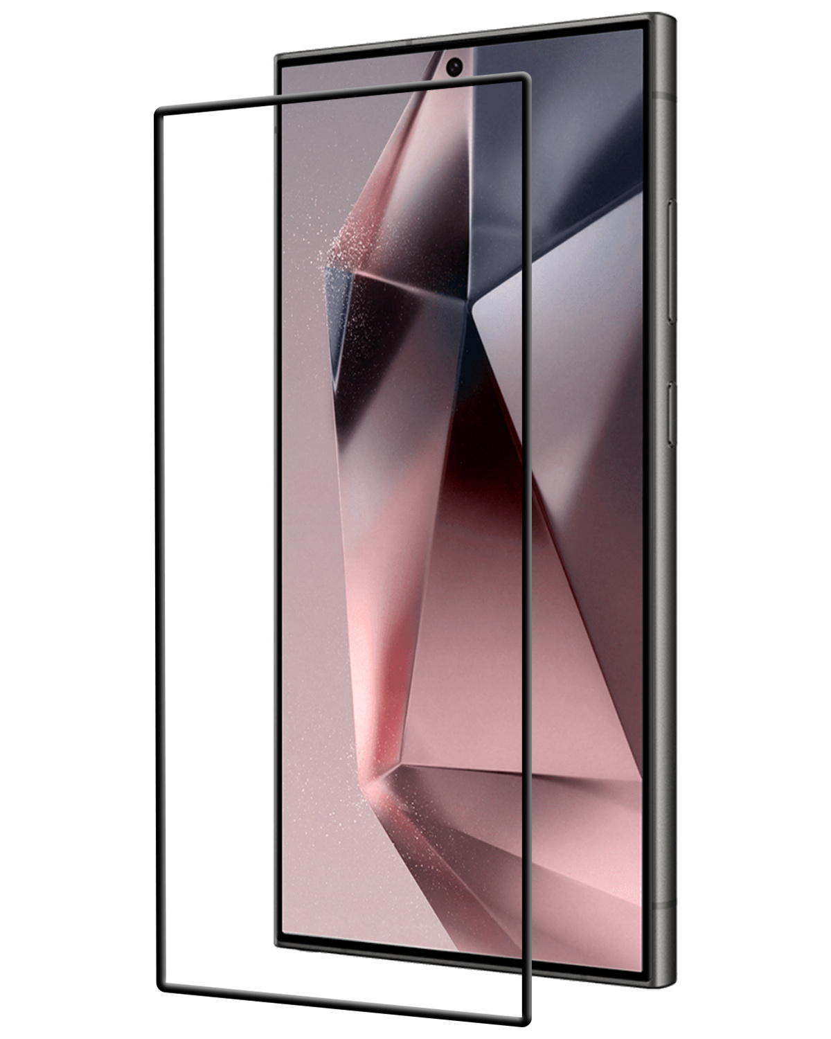 NoXx Screenprotector Geschikt voor Samsung S24 Ultra Screenprotector Tempered Glass Gehard Glas Full Cover