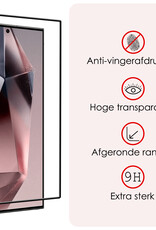 NoXx Screenprotector Geschikt voor Samsung S24 Ultra Screenprotector Tempered Glass Gehard Glas Full Cover