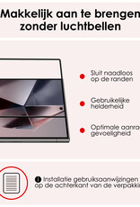 NoXx Screenprotector Geschikt voor Samsung S24 Ultra Screenprotector Tempered Glass Gehard Glas Full Cover