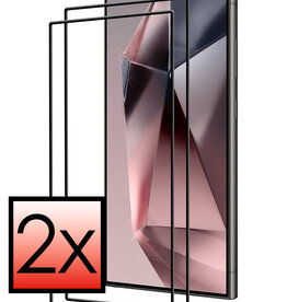 NoXx NoXx Samsung Galaxy S24 Ultra Screenprotector Full Cover - 2 PACK