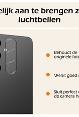 Nomfy Screenprotector Geschikt voor Samsung S24 Plus Camera Screen Protector Beschermglas - Screenprotector Geschikt voor Samsung Galaxy S24 Plus Camera Screenprotector Tempered Glass - 3 PACK