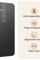 Nomfy Screenprotector Geschikt voor Samsung S24 Plus Camera Screen Protector Beschermglas - Screenprotector Geschikt voor Samsung Galaxy S24 Plus Camera Screenprotector Tempered Glass