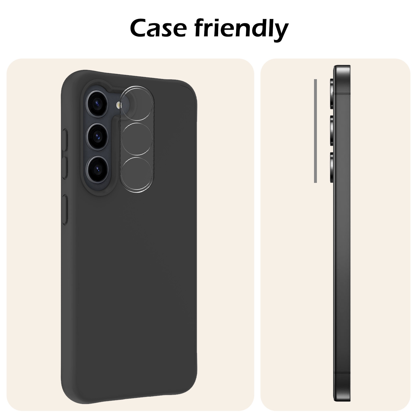 Nomfy Screenprotector Geschikt voor Samsung S24 Plus Camera Screen Protector Beschermglas - Screenprotector Geschikt voor Samsung Galaxy S24 Plus Camera Screenprotector Tempered Glass