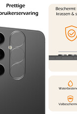 Nomfy Screenprotector Geschikt voor Samsung S24 Plus Camera Screen Protector Beschermglas - Screenprotector Geschikt voor Samsung Galaxy S24 Plus Camera Screenprotector Tempered Glass