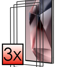 NoXx NoXx Samsung Galaxy S24 Ultra Screenprotector Full Cover - 3 PACK