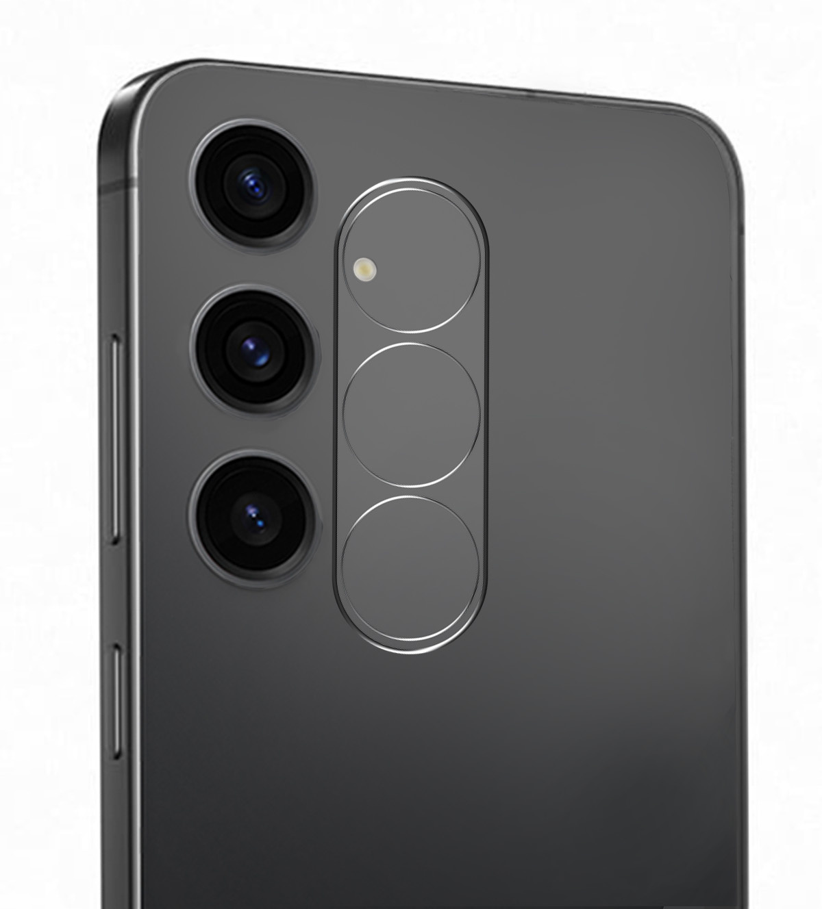 Nomfy Screenprotector Geschikt voor Samsung S24 Camera Screen Protector Beschermglas - Screenprotector Geschikt voor Samsung Galaxy S24 Camera Screenprotector Tempered Glass