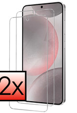 NoXx Screenprotector Geschikt voor Samsung S24 Plus Screenprotector Tempered Glass Gehard Glas Beschermglas - 2x