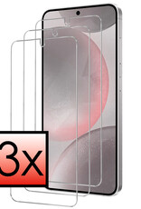 NoXx Screenprotector Geschikt voor Samsung S24 Plus Screenprotector Tempered Glass Gehard Glas Beschermglas - 3x