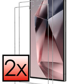 NoXx NoXx Samsung Galaxy S24 Ultra Screenprotector - 2 PACK
