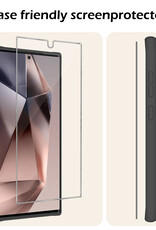 Nomfy Screenprotector Geschikt voor Samsung S24 Ultra Screenprotector Bescherm Glas Tempered Glass - Screenprotector Geschikt voor Samsung Galaxy S24 Ultra Screen Protector - 2 PACK