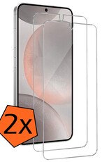Nomfy Screenprotector Geschikt voor Samsung S24 Screenprotector Bescherm Glas Tempered Glass - Screenprotector Geschikt voor Samsung Galaxy S24 Screen Protector - 2 PACK