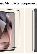 Nomfy Screenprotector Geschikt voor Samsung S24 Ultra Screenprotector Bescherm Glas - Screenprotector Geschikt voor Samsung Galaxy S24 Ultra Screen Protector Tempered Glass Full Screen Full Cover - 3 PACK