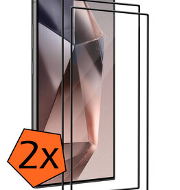 Nomfy Nomfy Samsung Galaxy S24 Ultra Screenprotector Full Cover - 2 PACK