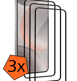 Nomfy Nomfy Samsung Galaxy S24 Plus Screenprotector Full Cover - 3 PACK