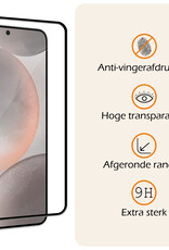 Nomfy Screenprotector Geschikt voor Samsung S24 Screenprotector Bescherm Glas - Screenprotector Geschikt voor Samsung Galaxy S24 Screen Protector Tempered Glass Full Screen Full Cover
