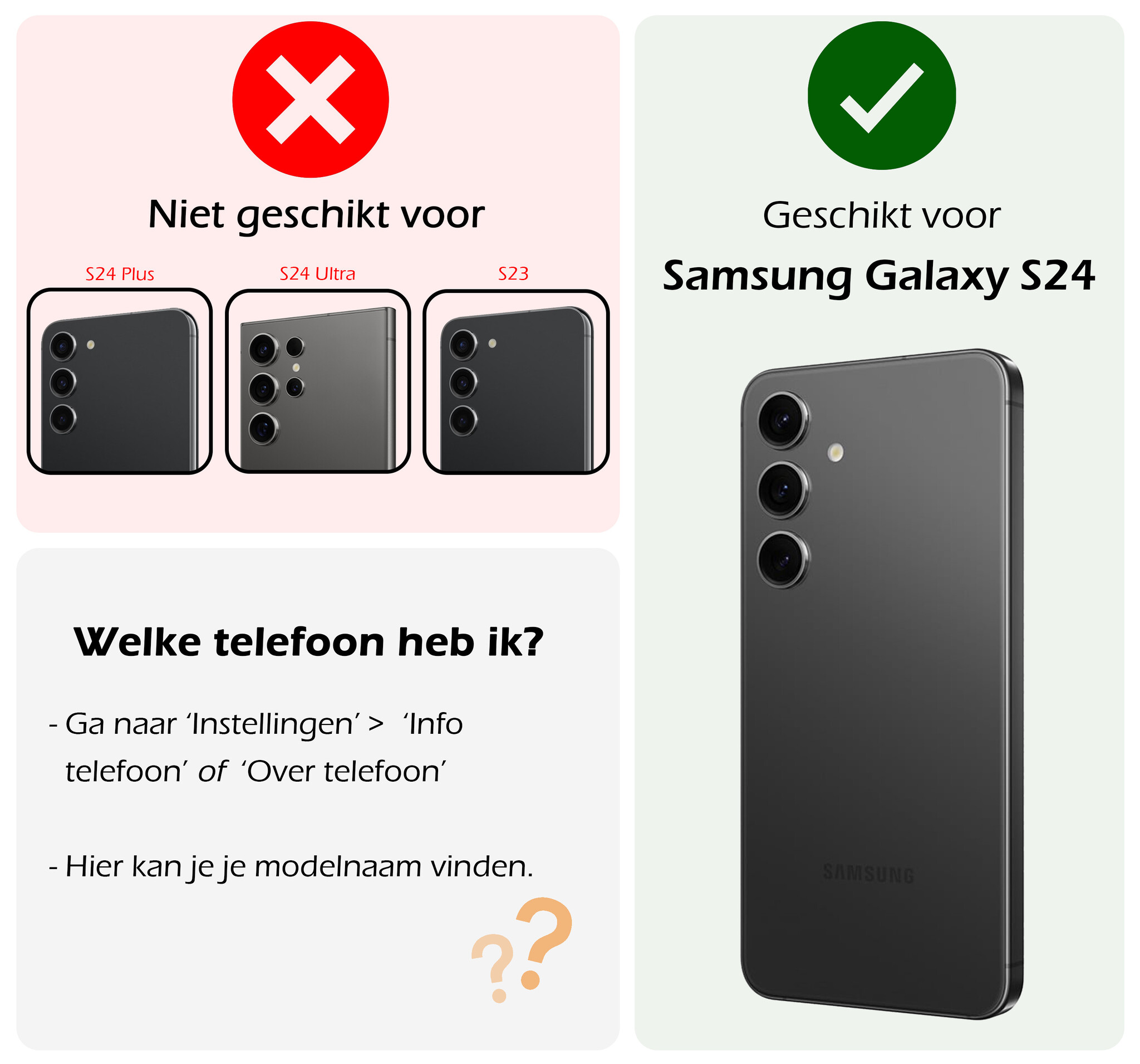 Nomfy Screenprotector Geschikt voor Samsung S24 Screenprotector Bescherm Glas - Screenprotector Geschikt voor Samsung Galaxy S24 Screen Protector Tempered Glass Full Screen Full Cover