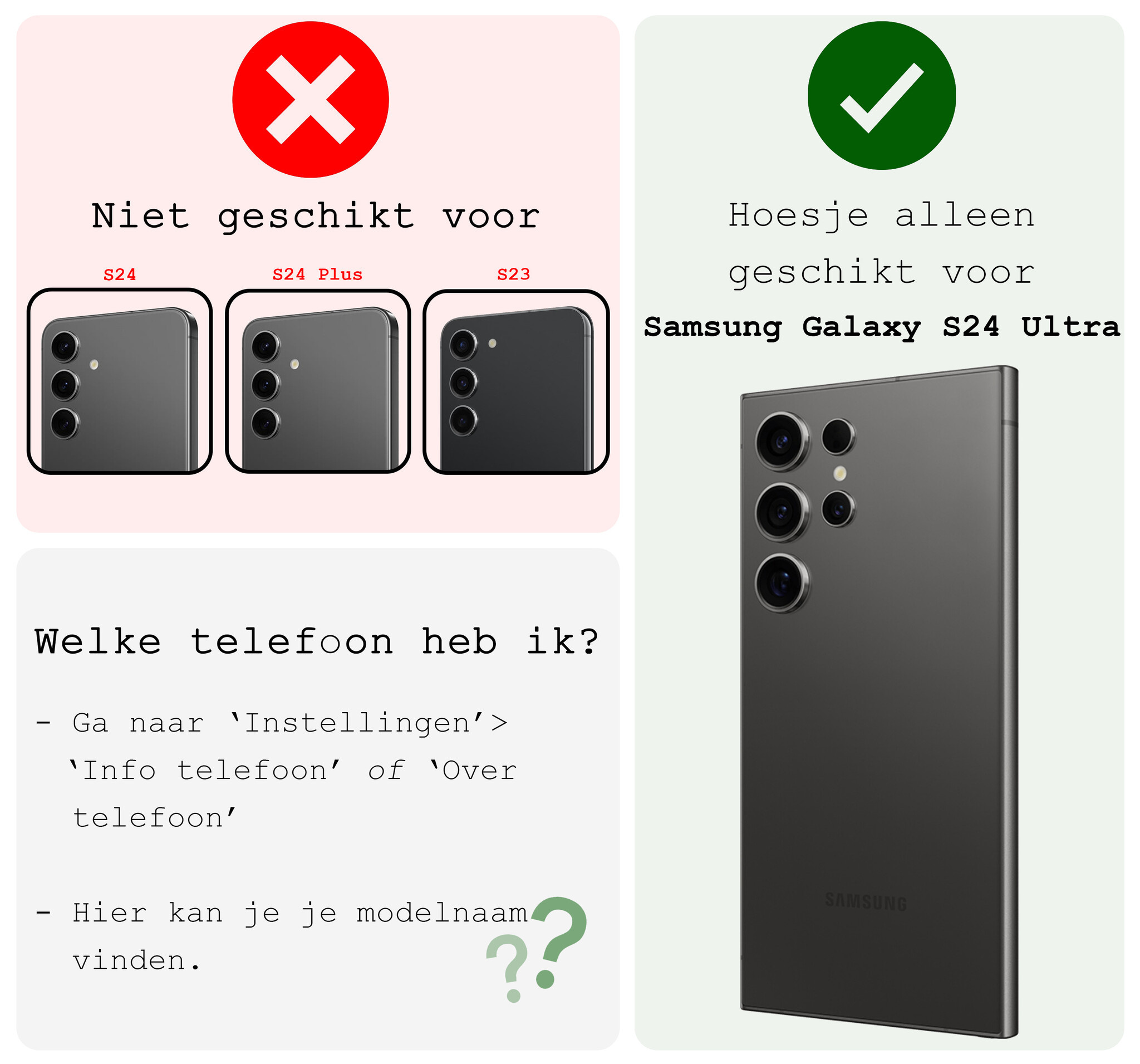 BASEY. Hoes Geschikt voor Samsung S24 Ultra Hoesje Siliconen Back Cover Case Met Screenprotector - Hoesje Geschikt voor Samsung Galaxy S24 Ultra Hoes Cover Hoesje - Donkergroen