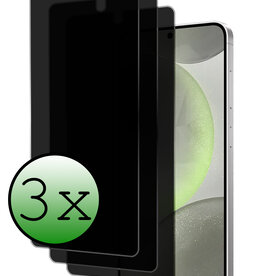 BASEY. BASEY. Samsung Galaxy S24 Plus Screenprotector Glas Privacy - 3 PACK