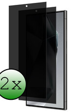 BASEY. Screenprotector Geschikt voor Samsung S24 Ultra Screenprotector Privacy Beschermglas - Screenprotector Geschikt voor Samsung Galaxy S24 Ultra Screen Protector Full Screen Privacy - 2 Stuks