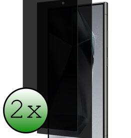 BASEY. BASEY. Samsung Galaxy S24 Ultra Screenprotector Glas Privacy - 2 PACK