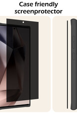 Nomfy Screenprotector Geschikt voor Samsung S24 Ultra Screenprotector Privacy Bescherm Glas - Screenprotector Geschikt voor Samsung Galaxy S24 Ultra Privacy Screenprotector Tempered Glass