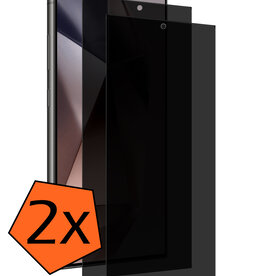 Nomfy Nomfy Samsung Galaxy S24 Ultra Screenprotector Glas Privacy - 2 PACK