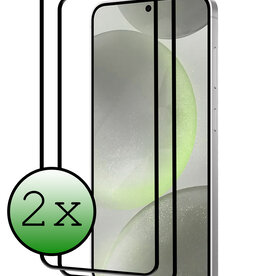 BASEY. BASEY. Samsung Galaxy S24 Plus Screenprotector Full Cover - 2 PACK
