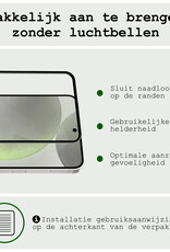 BASEY. Screenprotector Geschikt voor Samsung S24 Plus Screenprotector Beschermglas Full Cover - Screenprotector Geschikt voor Samsung Galaxy S24 Plus Screen Protector Full Cover - 2 Stuks