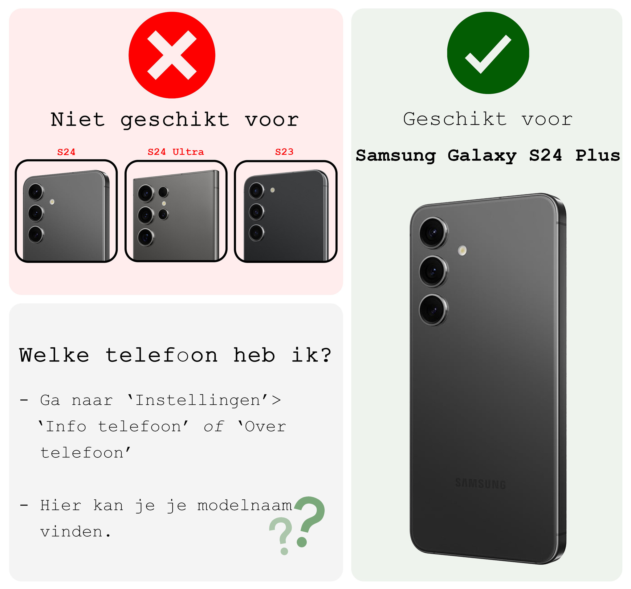 BASEY. Screenprotector Geschikt voor Samsung S24 Plus Screenprotector Beschermglas Full Cover - Screenprotector Geschikt voor Samsung Galaxy S24 Plus Screen Protector Full Cover