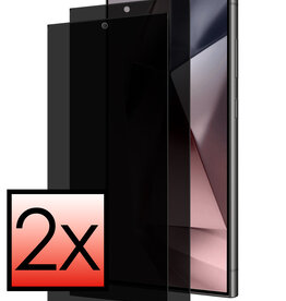 NoXx NoXx Samsung Galaxy S24 Ultra Screenprotector Glas Privacy - 2 PACK