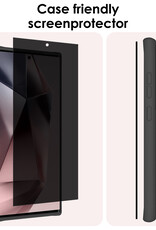 NoXx Screenprotector Geschikt voor Samsung S24 Ultra Screenprotector Privacy Tempered Glass Gehard Glas Display Cover - 3x