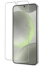 BASEY. Screenprotector Geschikt voor Samsung S24 Screenprotector Tempered Glass - Screenprotector Geschikt voor Samsung Galaxy S24 Beschermglas Screen Protector Glas