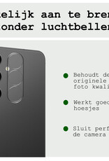 BASEY. Screenprotector Geschikt voor Samsung S24 Plus Camera Screenprotector Tempered Glass Beschermglas Camera - Screenprotector Geschikt voor Samsung Galaxy S24 Plus Camera Screen Protector - 2 Stuks