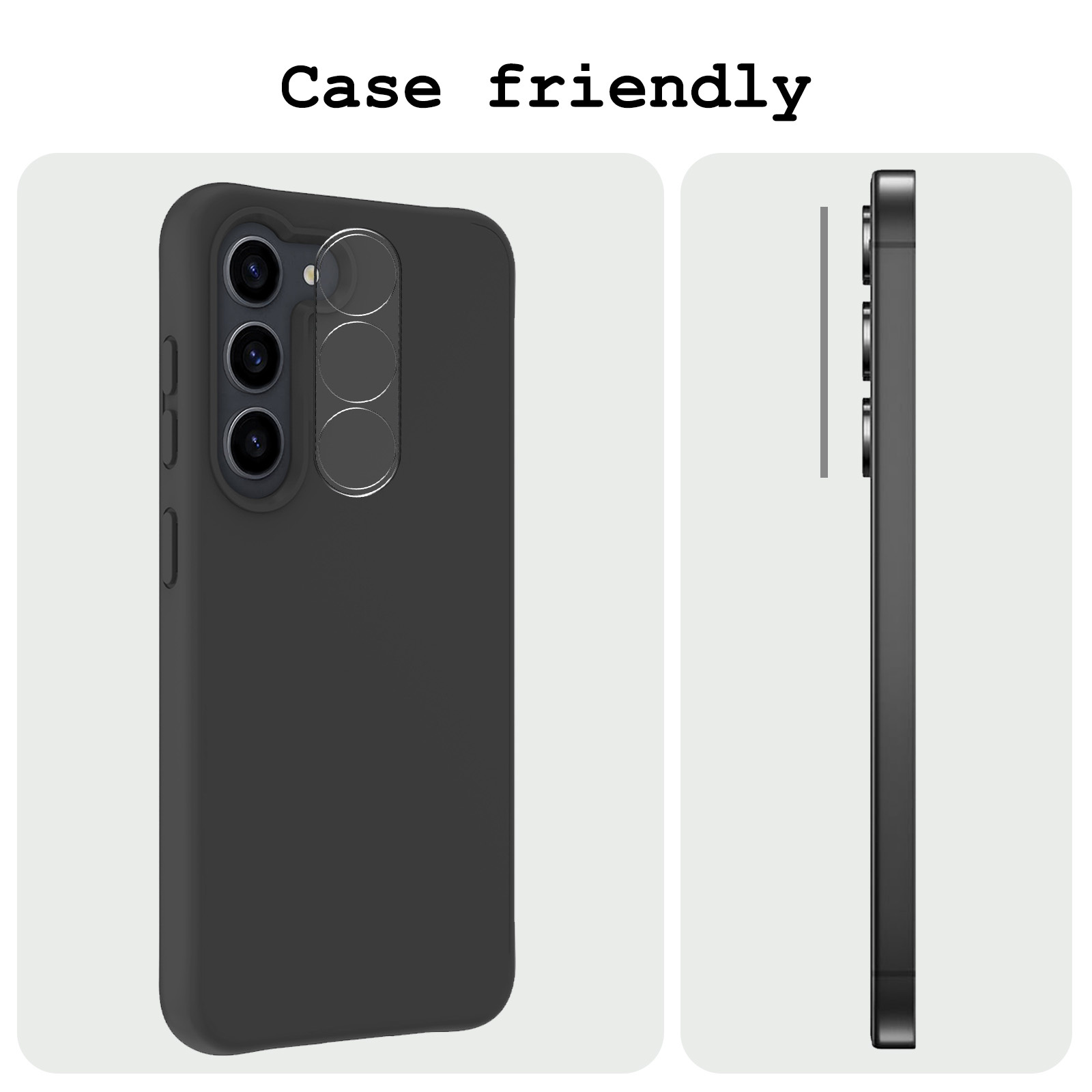 BASEY. Screenprotector Geschikt voor Samsung S24 Plus Camera Screenprotector Tempered Glass Beschermglas Camera - Screenprotector Geschikt voor Samsung Galaxy S24 Plus Camera Screen Protector - 3 Stuks
