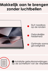 NoXx Hoes Geschikt voor Samsung S24 Ultra Hoesje Cover Siliconen Back Case Hoes Met Screenprotector - Groen