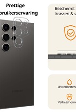 Nomfy Screenprotector Geschikt voor Samsung S24 Ultra Camera Screen Protector Beschermglas - Screenprotector Geschikt voor Samsung Galaxy S24 Ultra Camera Screenprotector Tempered Glass - 3 PACK