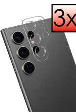 NoXx Screenprotector Geschikt voor Samsung S24 Ultra Camera Screenprotector Gehard Glas - Screenprotector Geschikt voor Samsung Galaxy S24 Ultra Screenprotector Camera Tempered Glass - 3x